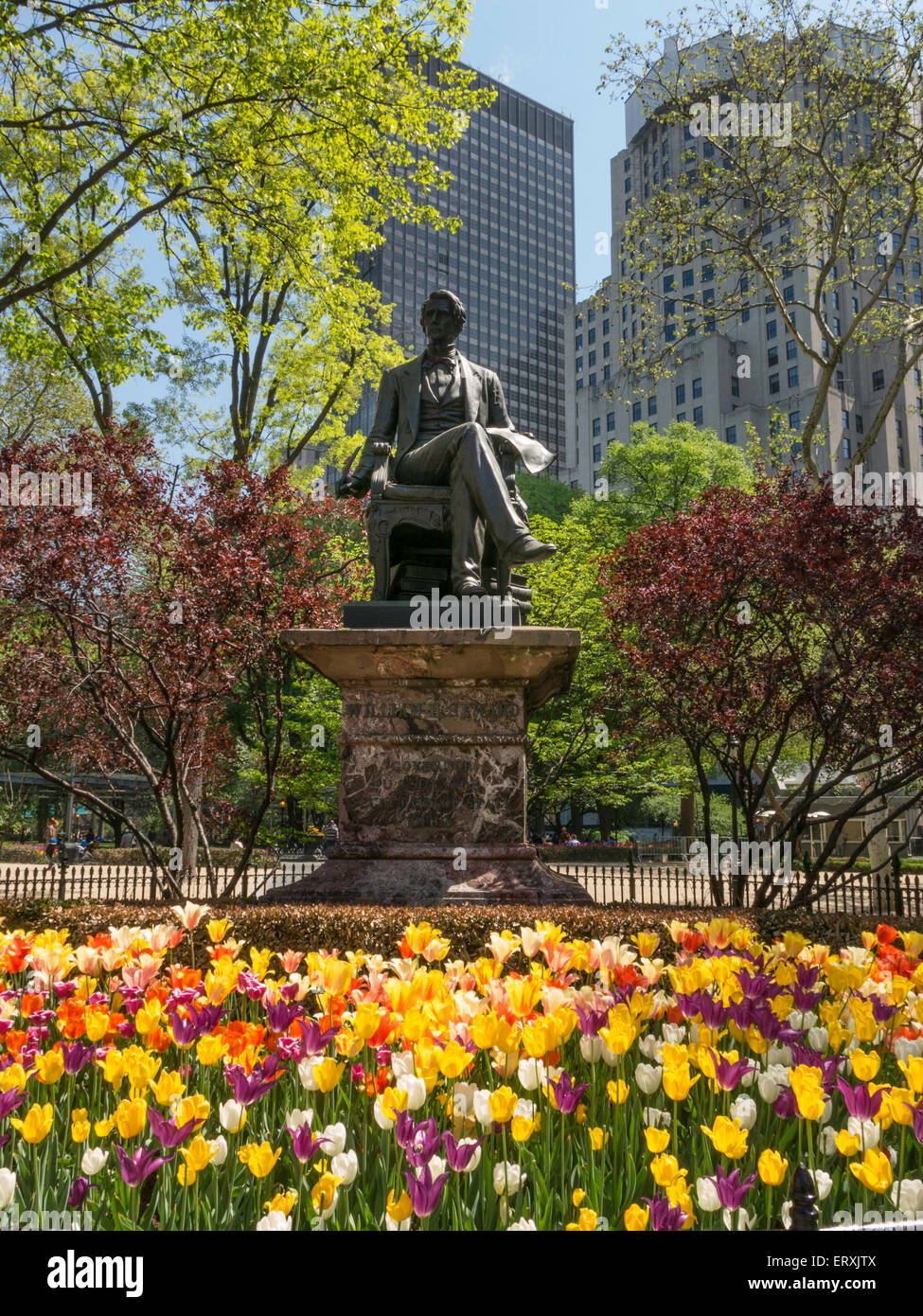 William Henry Seward, Sr. Statue, Madison Square Park, New York City, USA Stockfoto