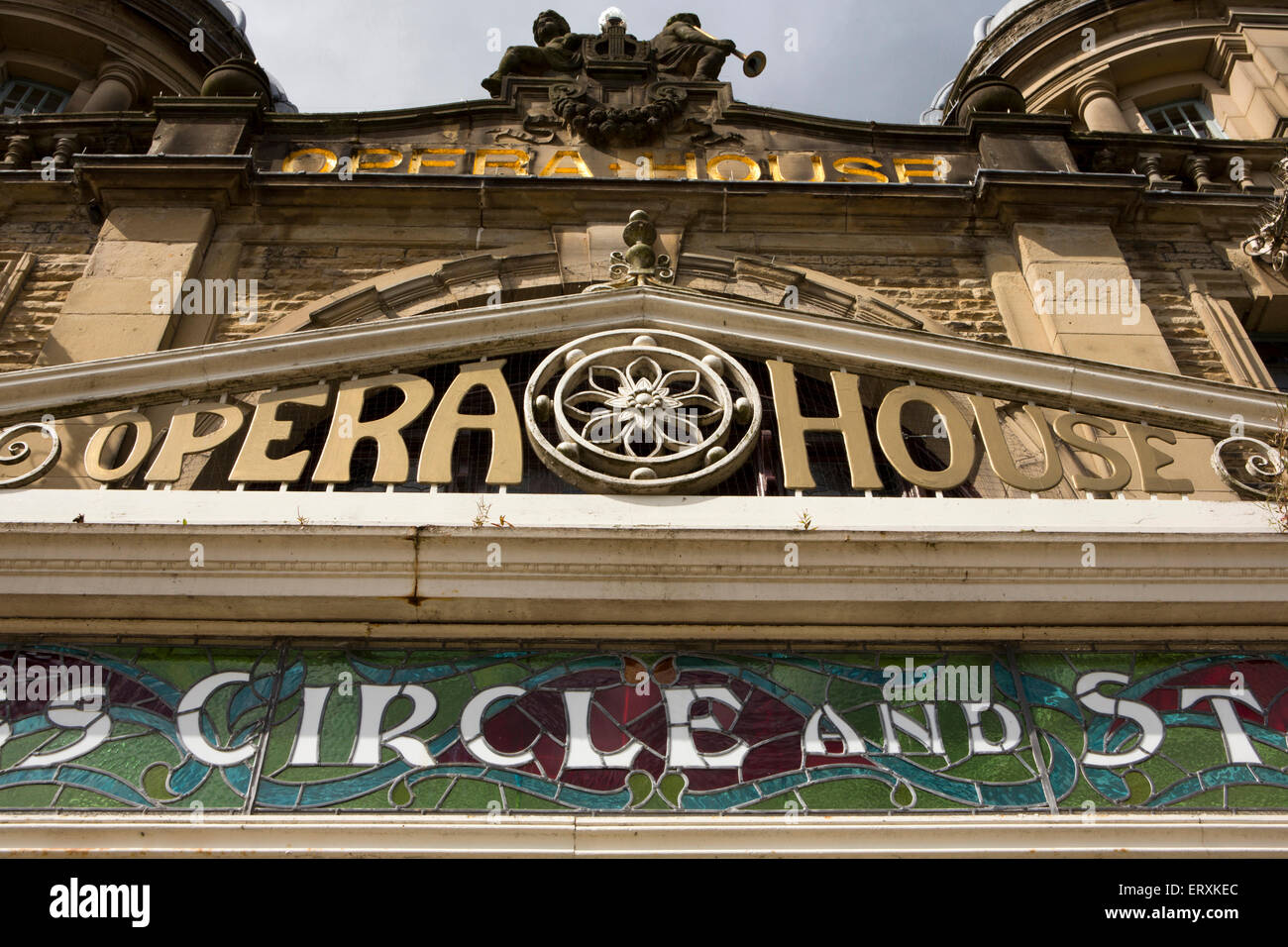 Großbritannien, England, Derbyshire, Buxton, Opernhaus Baldachin Stockfoto
