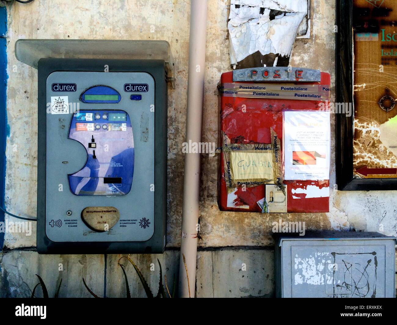 Alten Automaten Stockfoto