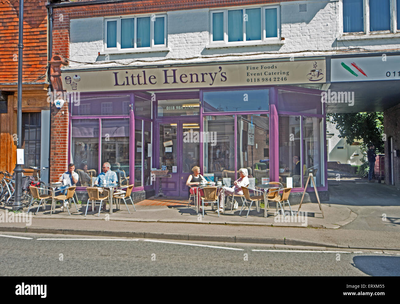 Pangbourne Berkshire wenig Henrys Restaurant Stockfoto