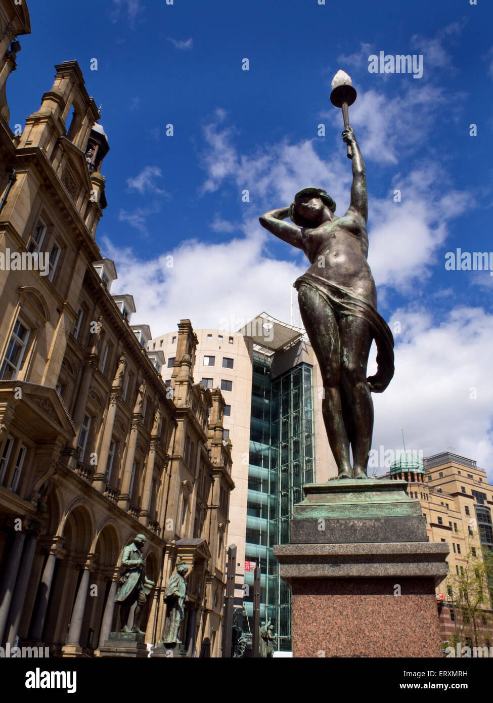 Auch Statue in der Stadt Leeds West Yorkshire England Stockfoto