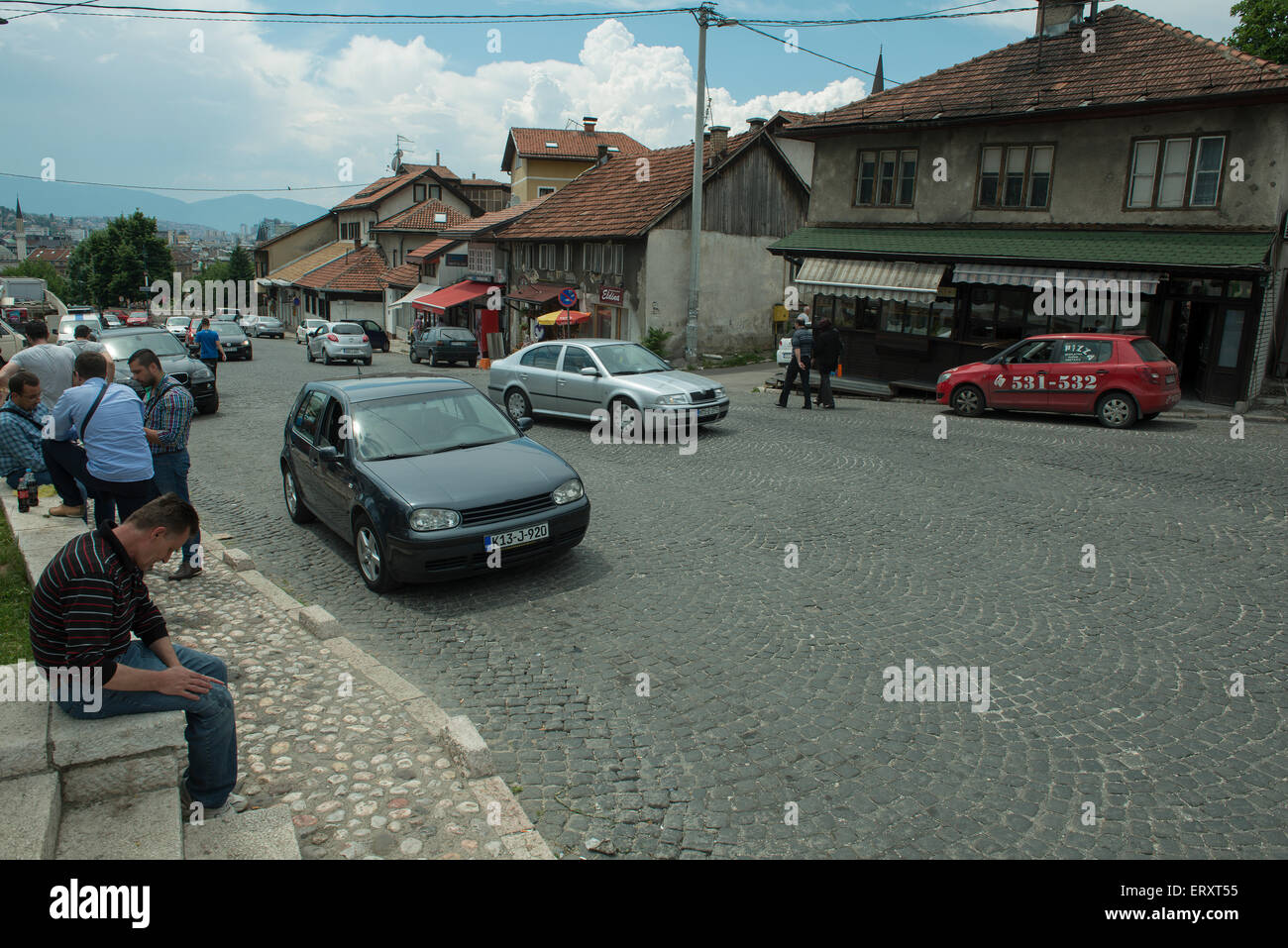 Eine Ansicht von Sarajevo Stockfoto