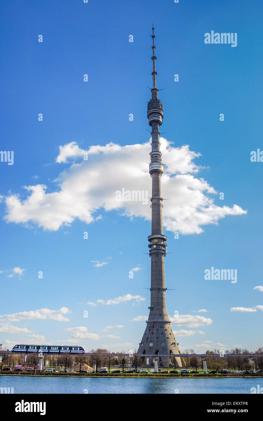 Ostankino-Turm Stockfoto