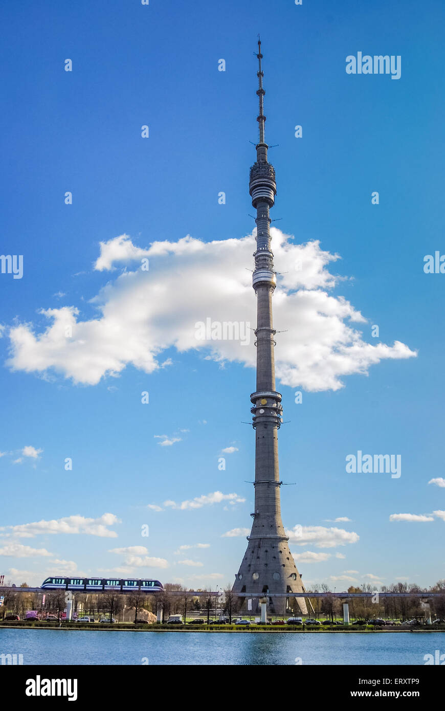Ostankino-Turm Stockfoto