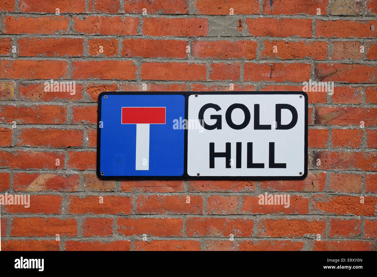 Gold Hill, Shaftesbury - berühmt für die Hovis-Werbung, Dorset, England, Großbritannien Stockfoto