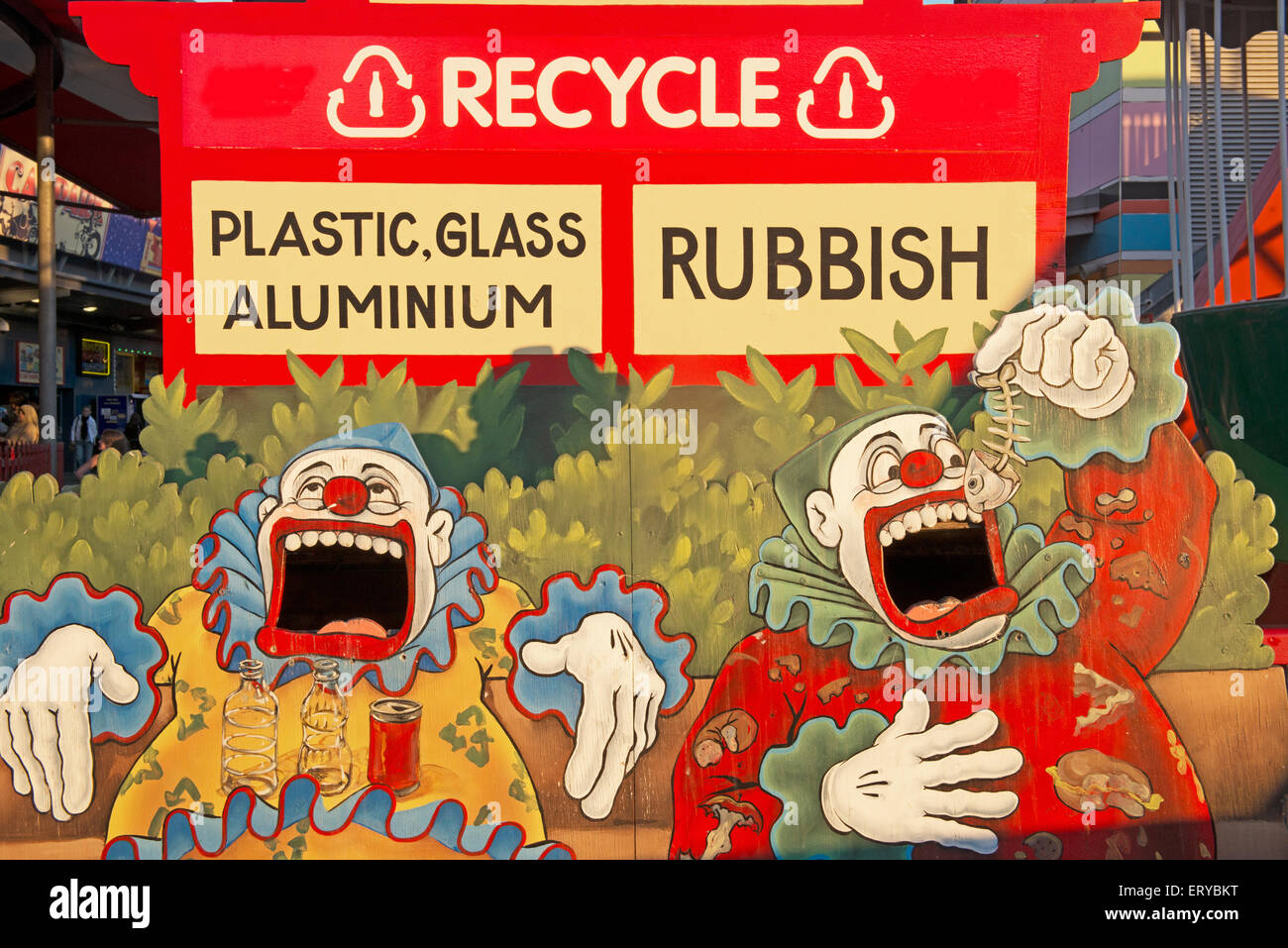 Recycling-Board, Sydney, New South Wales, Australien, Stockfoto