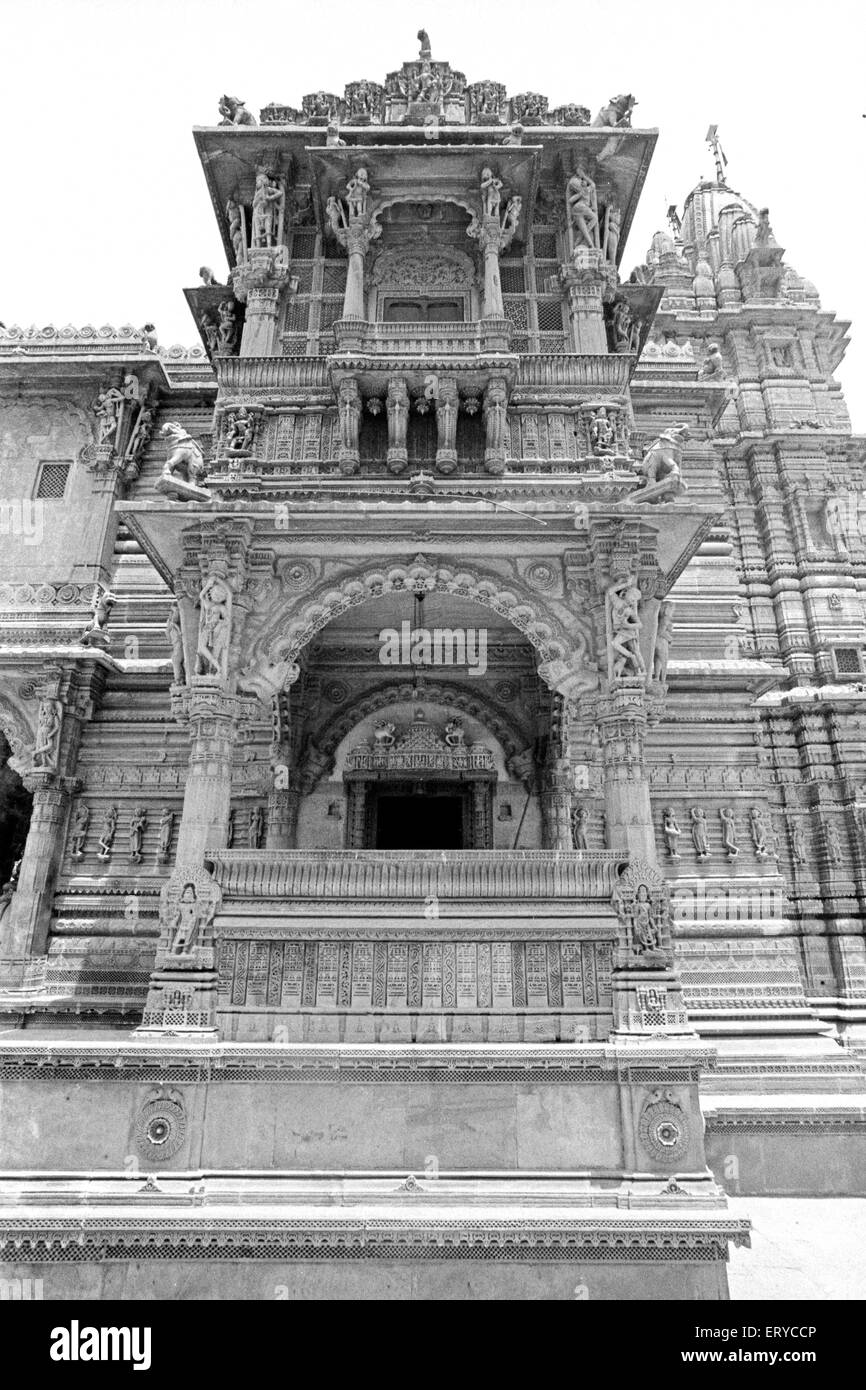 Alter Jahrgang 1900s Bild , Hutheesing Jain Tempel , Hutheesing Tempel , Jain Tempel , Ahmedabad , Gujarat , Indien , Asien Stockfoto