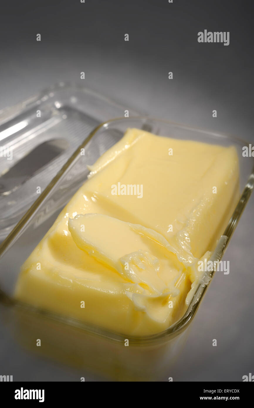Küche Dinge; Butter in Box; Bombay Mumbai; Maharashtra; Indien Stockfoto