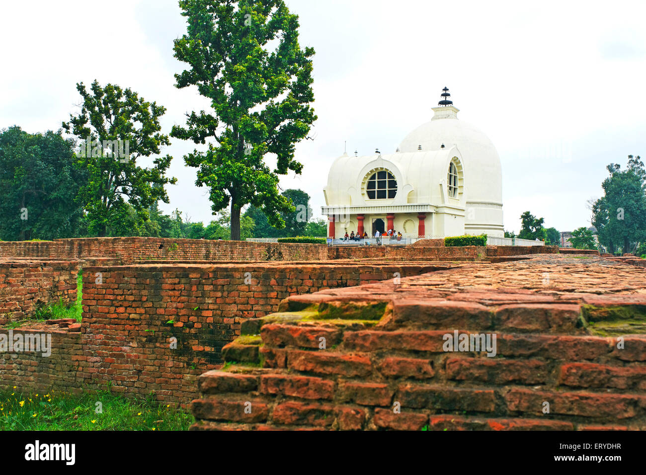 Lord Buddha Nirwan Stupa; Mahaparinirvan Tempel; Kushi Nagar; Uttar Pradesh; Indien Stockfoto