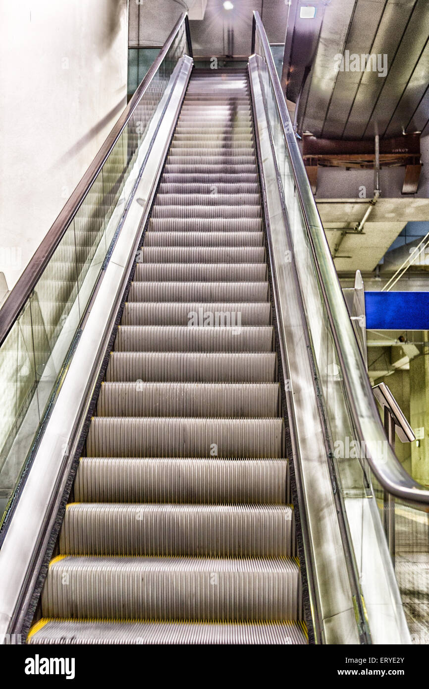 Moving-Treppe Stockfoto