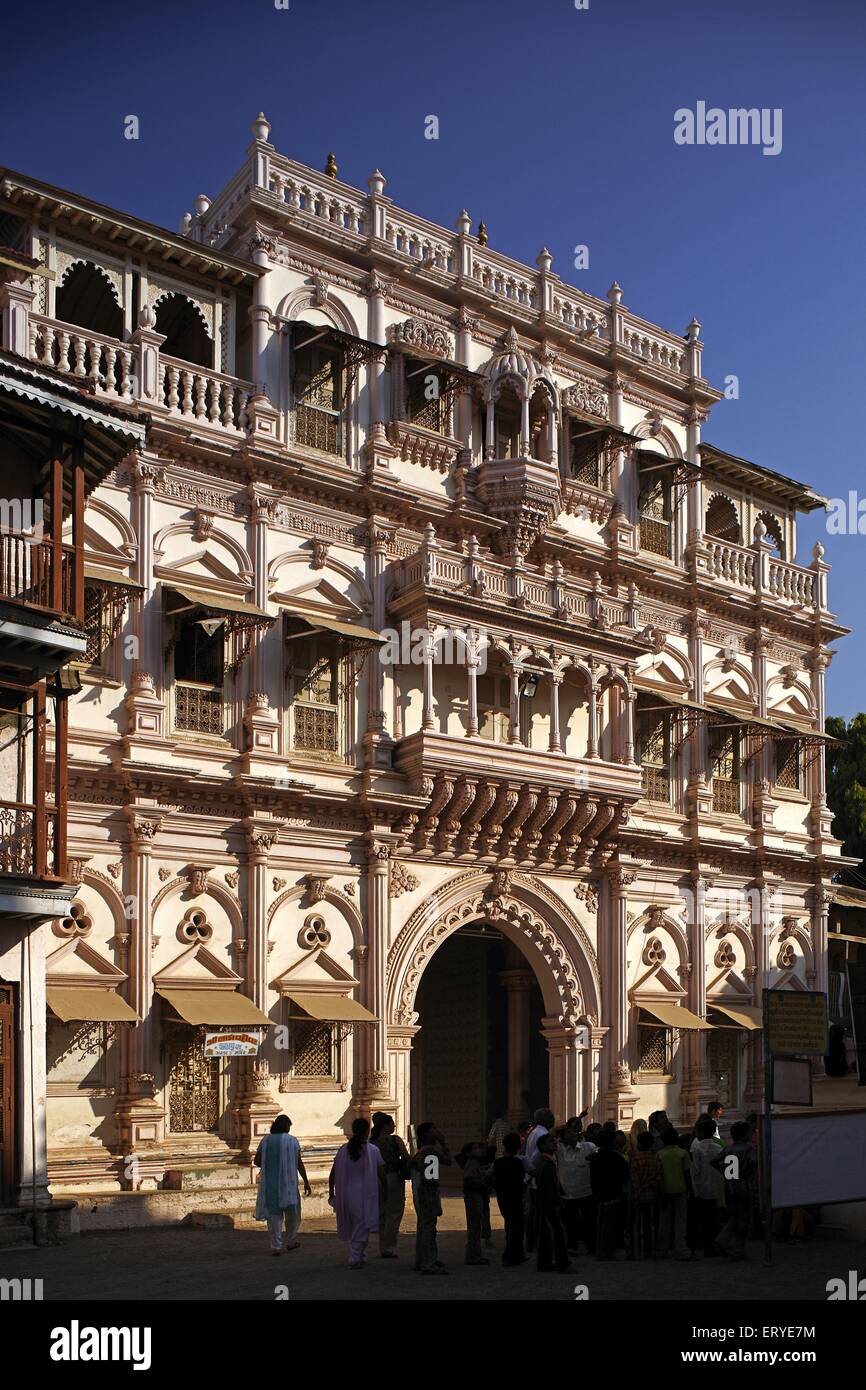 Erbes; alten Shri Swaminarayan Mandir von Lord Swaminarayan sich im 9. Oktober 1828 erbaut; Gadhda; Distrikt Bhavnagar Stockfoto