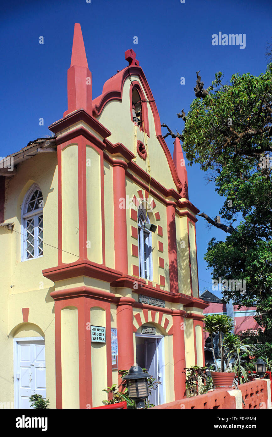 Heilig-Kreuz-Kirche in 1831 AD; Mahabaleshwar; Maharashtra; Indien Stockfoto