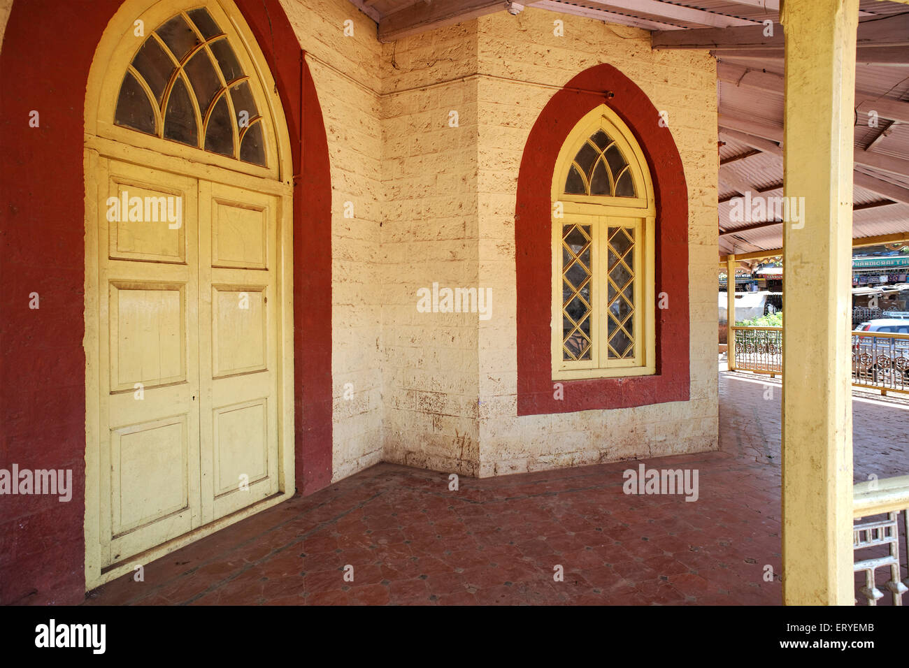 Petit Library Korridor, Mahableshwar, Mahabaleshwar; Maharashtra; Indien, Asien Stockfoto