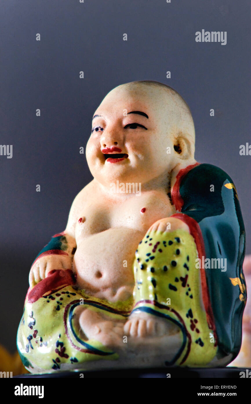 Glauben; Lachende Buddha Stockfoto