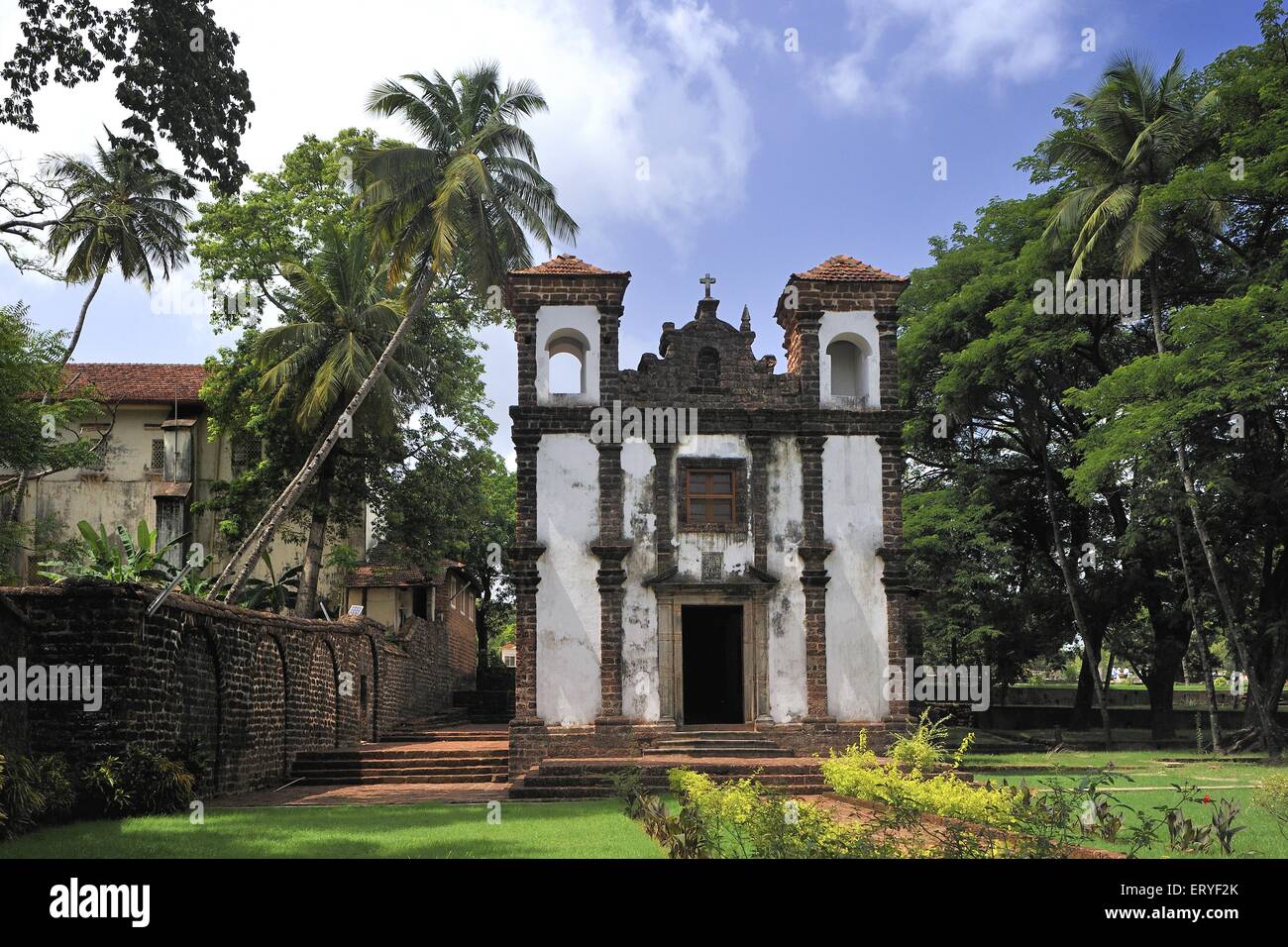 Kapelle von Str. Catherine 1510 n. Chr. alten Goa Velha Goa Indien Stockfoto