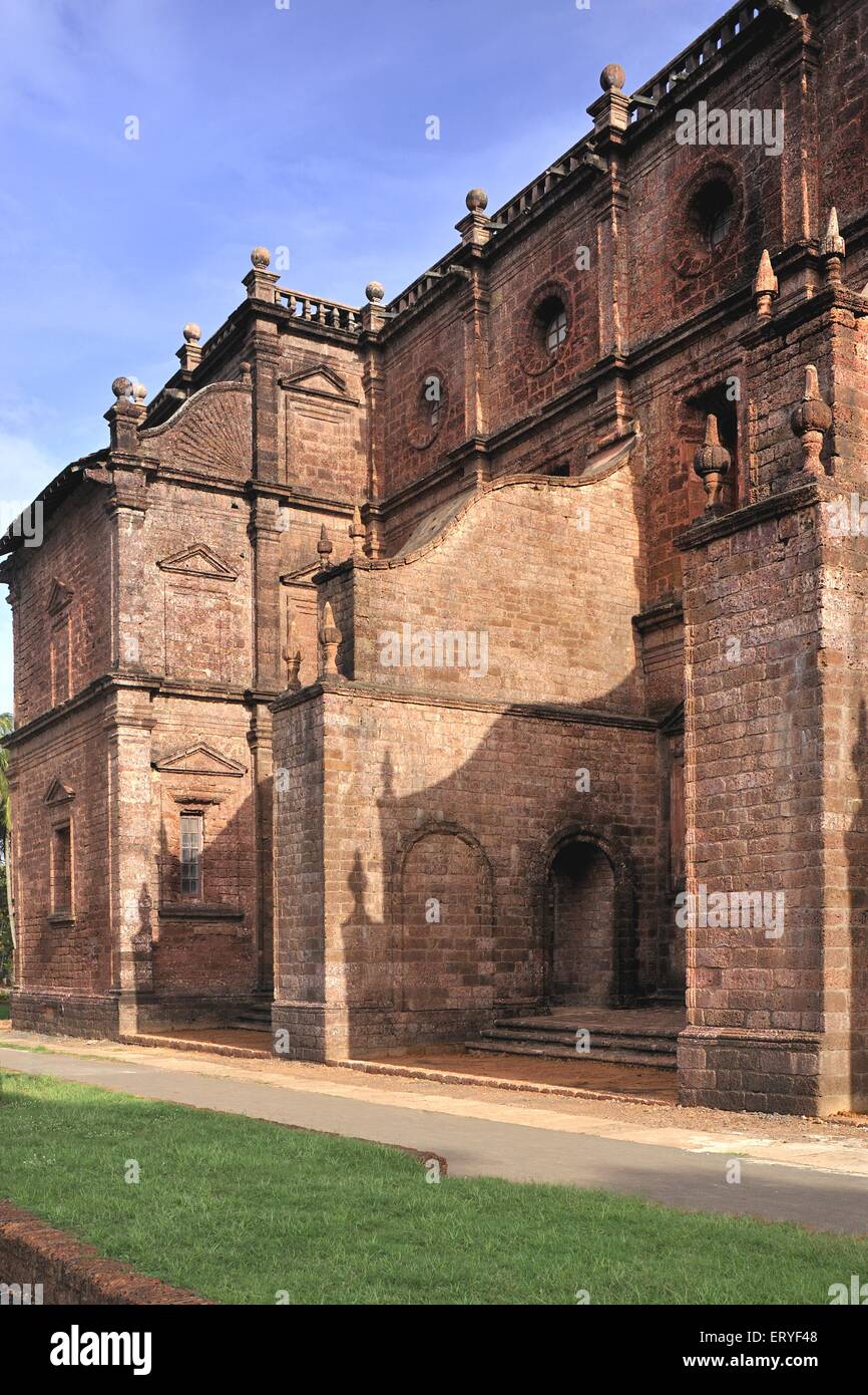 Basilica von Bom Jesus im siebzehnten Jahrhundert alten Goa; Indien Stockfoto