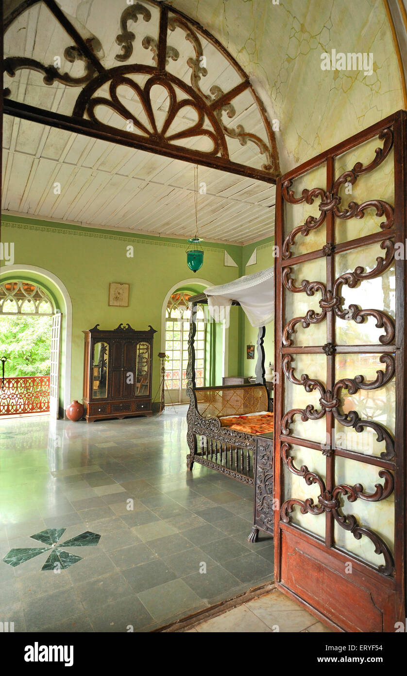 Altes Haus von Braganza; Chandor in der Nähe von Margaon; Süd-Goa; Goa; Indien Stockfoto