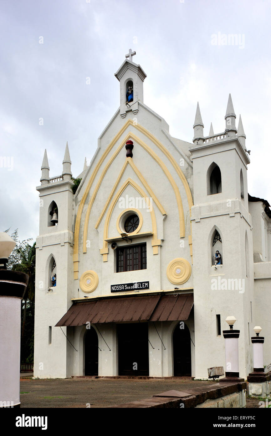 Alte Kirche; Chandor in der Nähe von Margaon; Süd-Goa; Goa; Indien Stockfoto