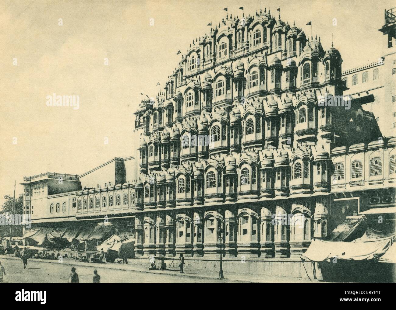 Hawa Mahal; Jaipur; Rajasthan; Indien Stockfoto