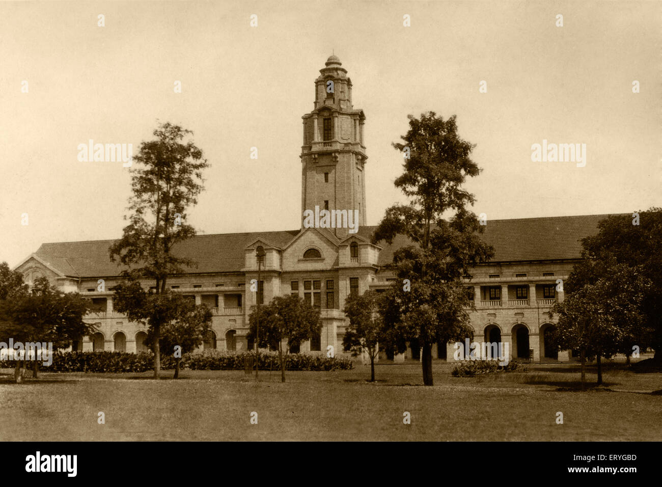 Altes Haus, alte vintage antiken 1900er Foto, Mysore, Mysuru, Karnataka, Indien, Asien Stockfoto