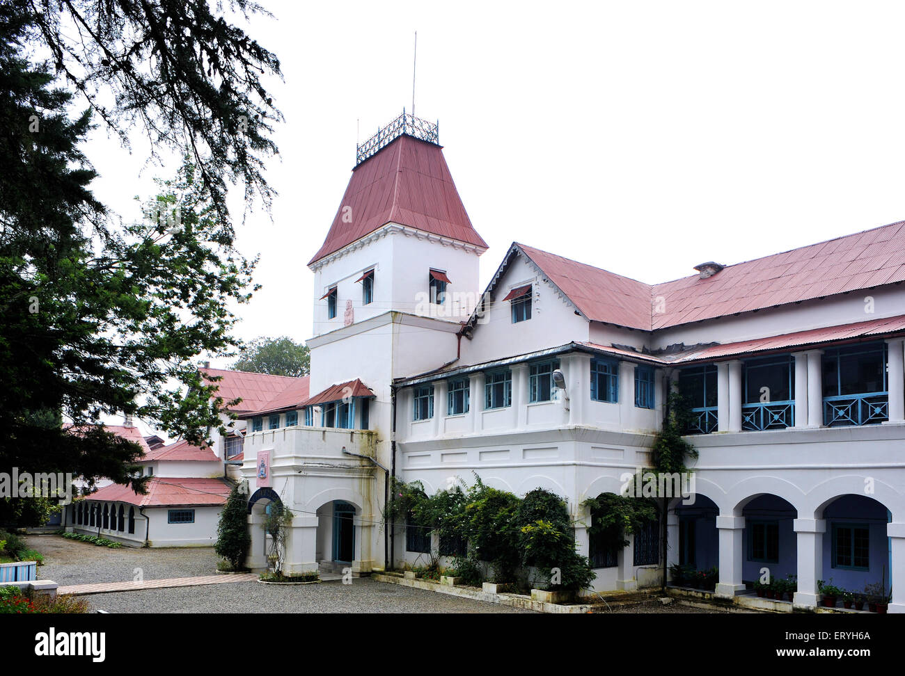 All Saints College , Nainital , Himalaya Resort Stadt , Kumaon , Uttaranchal , Uttarakhand , Indien , Asien Stockfoto