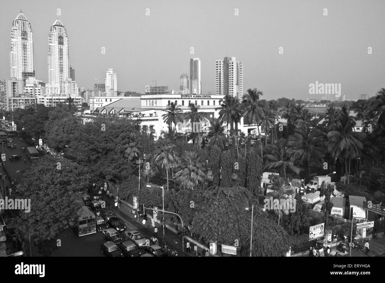 Bombay Central jetzt Mumbai Hauptbahnhof; Bombay Mumbai; Maharashtra; Indien Stockfoto