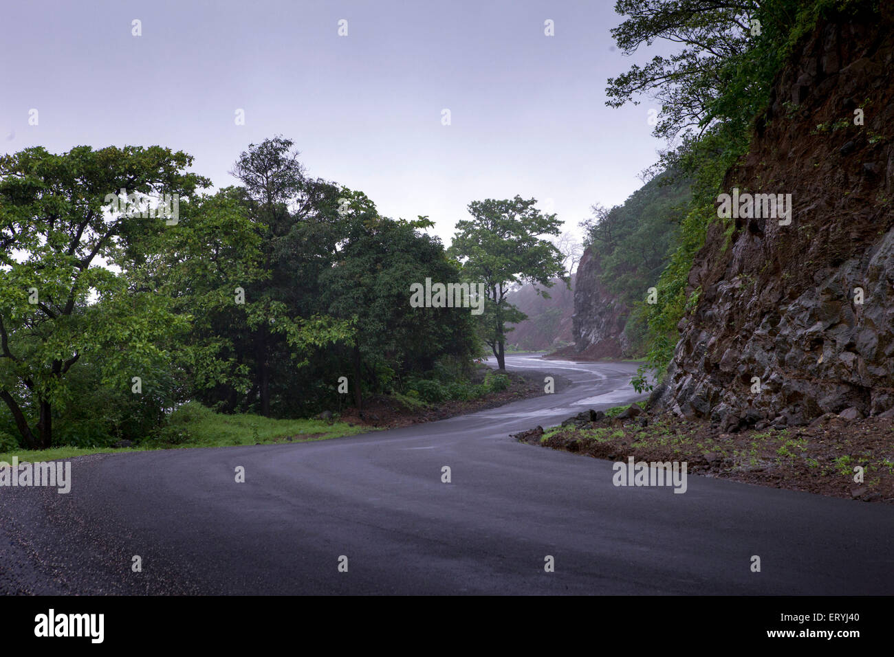 Malshej Ghat Road Pune, Maharashtra Indien Asien Stockfoto