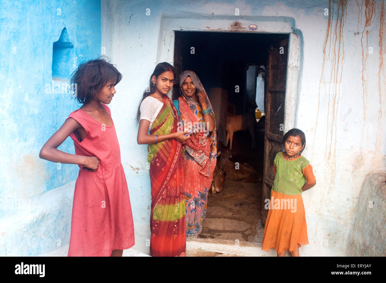 Familie; Indien nicht Herr Stockfoto