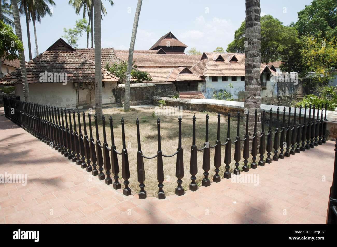 Padmanabhapuram Palace Kerala Indien Stockfoto