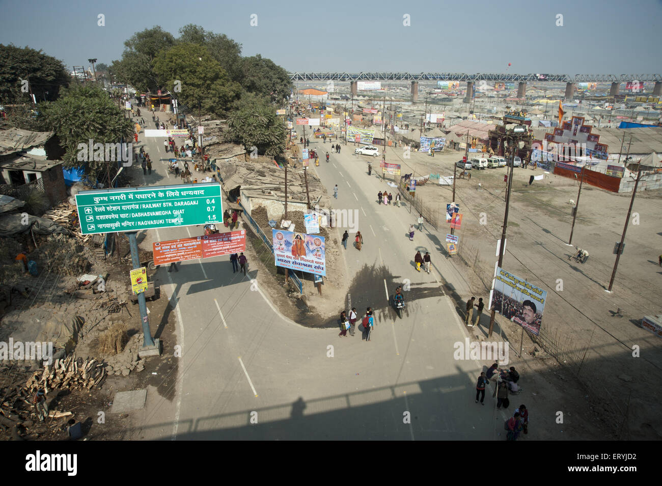 Kumbha Mela in Allahabad Uttar Pradesh, Indien Stockfoto