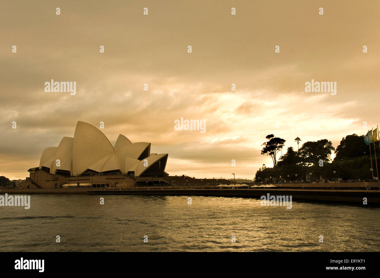 Architektur des Sydney Opera House; Sydney; New South Wales; Australien Stockfoto