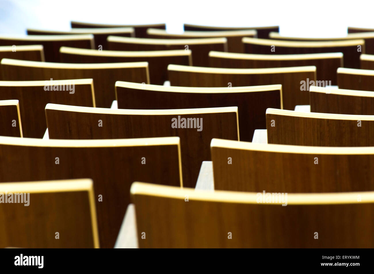 Stühle Design Muster Form Architektur Form ; Melbourne ; Victoria ; Australien Stockfoto