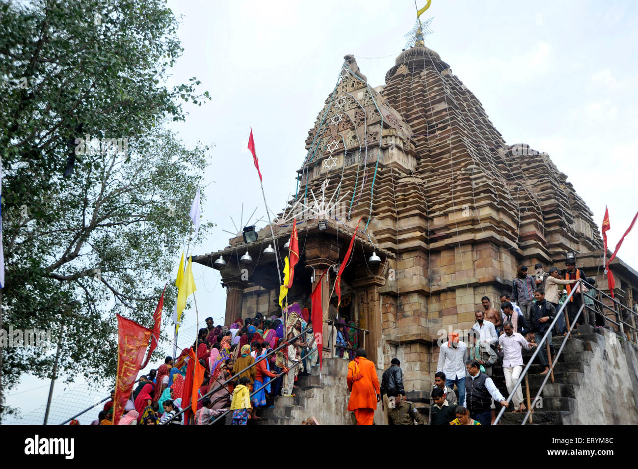 Lord Shiva-Tempel Khajuraho Madhya Pradesh Indien Asien Stockfoto