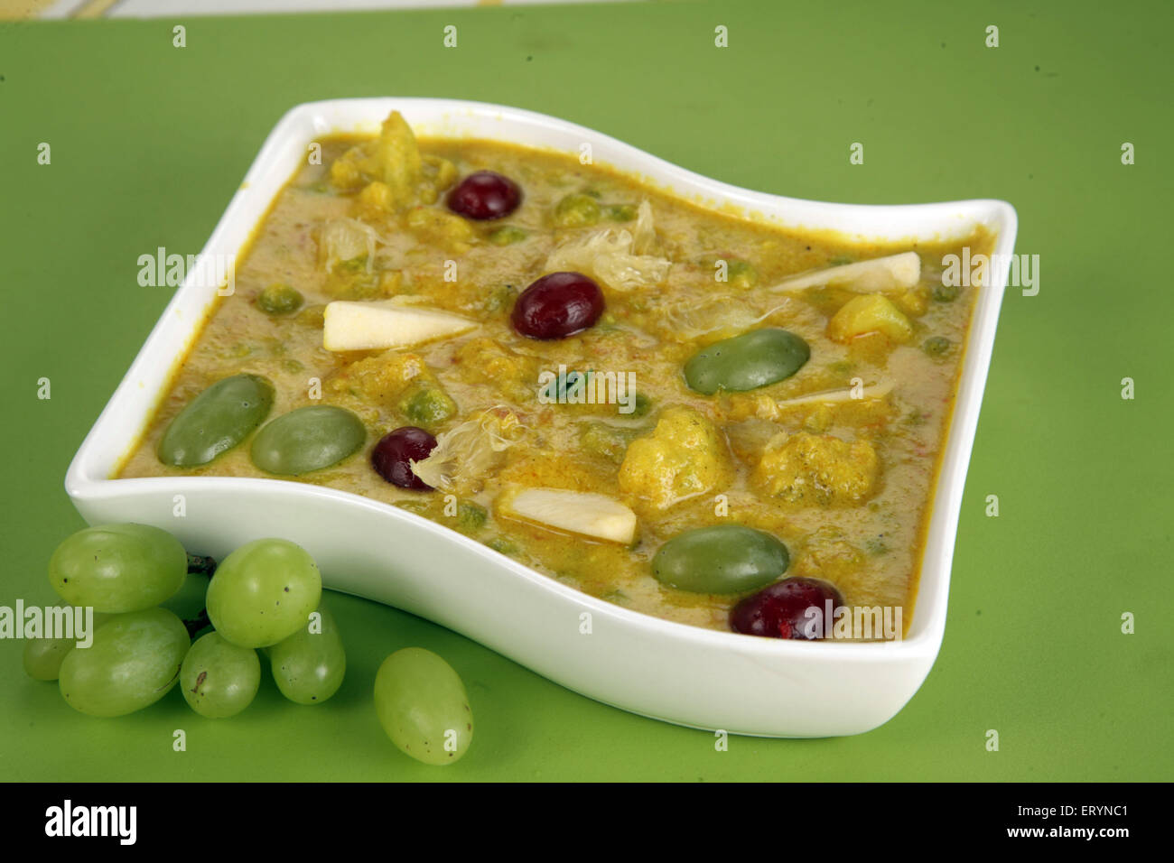 Punjabi Nahrung Shahi Korma in Platte Indien PR #743AH Stockfoto