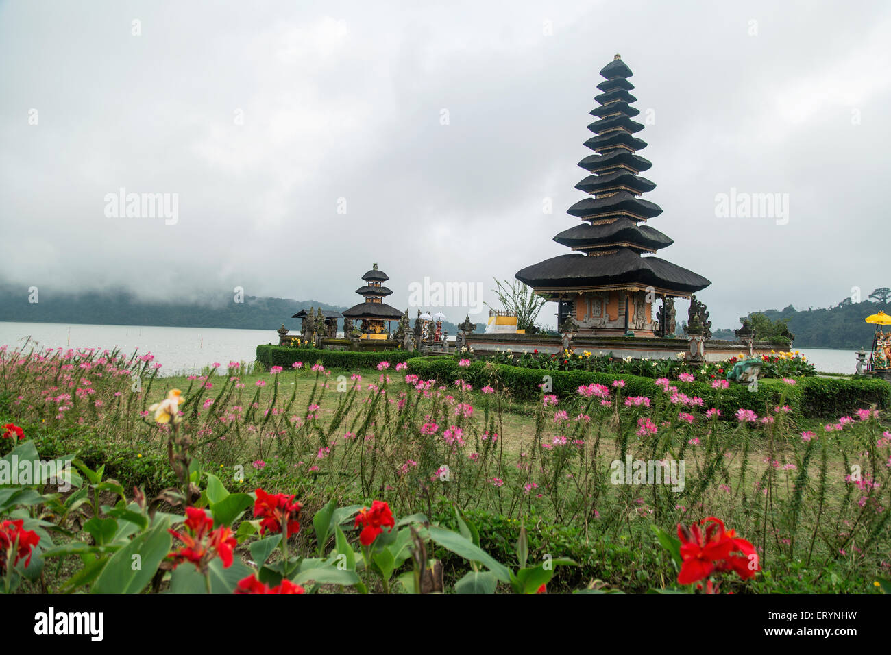 Ulun Danu Bratan Tempel in Bali Stockfoto