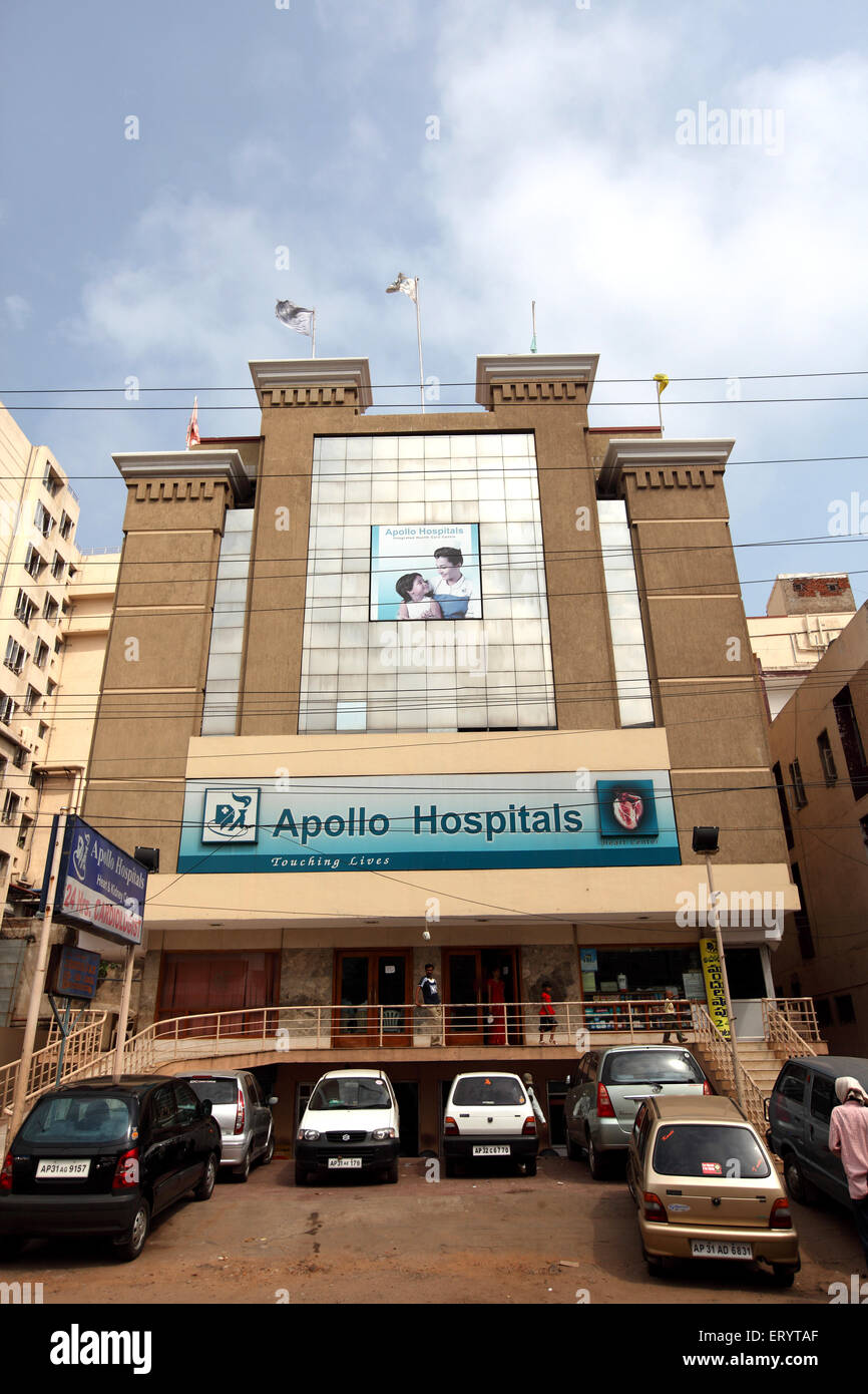 Apollo Hospitals , Visakhapatnam , Vishakhapatnam , Andhra Pradesh , Indien , Asien Stockfoto
