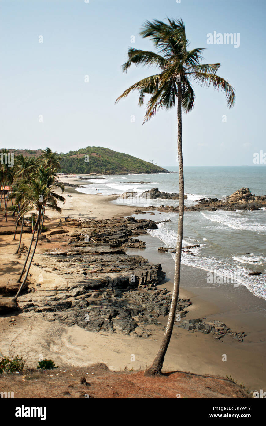 Anjuna Strand Goa; Indien. Stockfoto