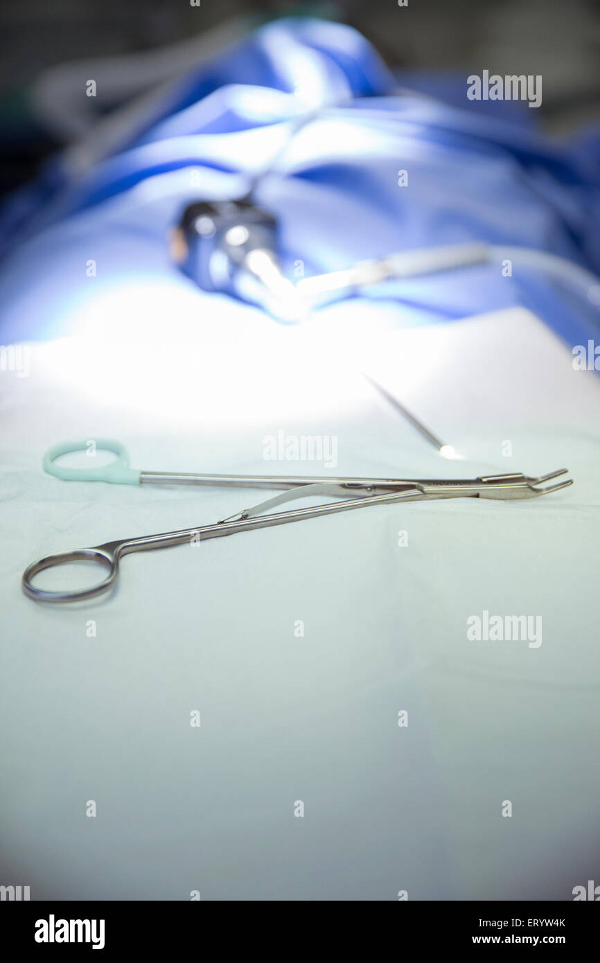 Chirurgische Scheren Stockfoto