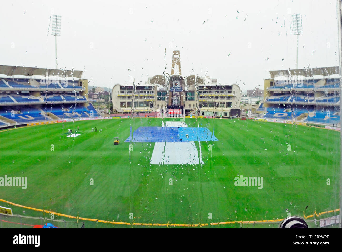 D Y Patil Cricket-Stadion; Nerul; Navi-Bombay Mumbai; Maharashtra; Indien Stockfoto