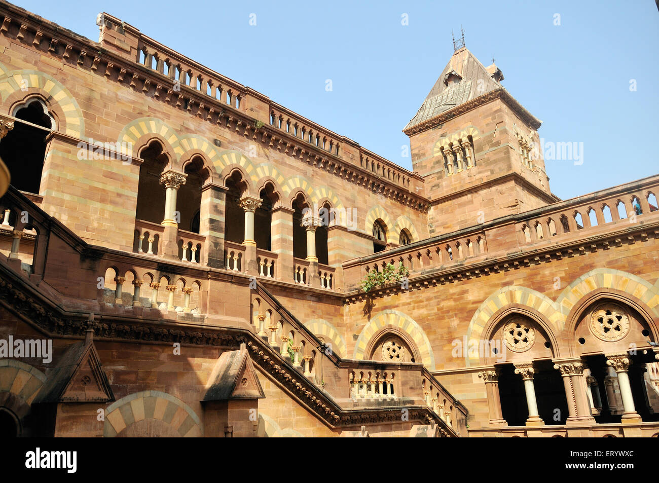 Prag Mahal Palast; Darbargadh Palast; Maharaja Palast; Darbar Gadh; Bhuj; Kutch; Gujarat; Indien; Asien; Asien; Indisch Stockfoto