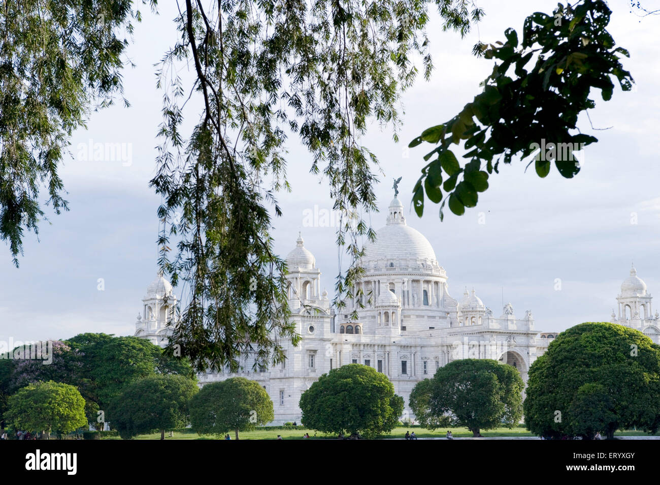 Victoria Memorial, weißes Marmor Denkmal Museum, Kalkutta, Westbengalen, Indien, Asien Stockfoto