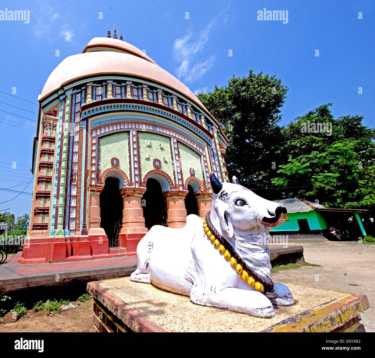 18. Jahrhundert Siva Tempel in Khirpai; Midnapur; Westbengalen; Indien Stockfoto