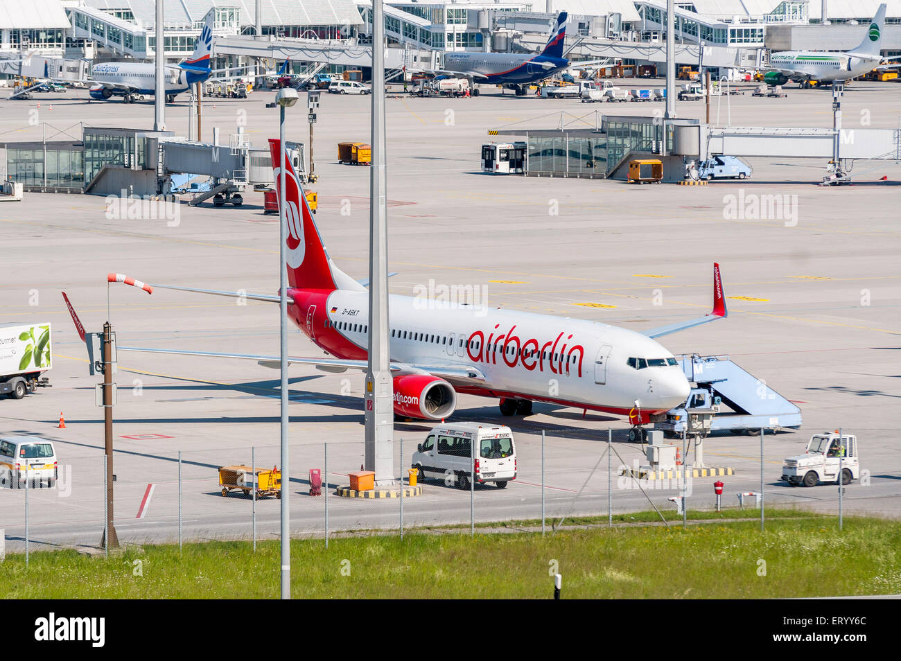 Flughafen München Parken Air Berlin www.alamy.de