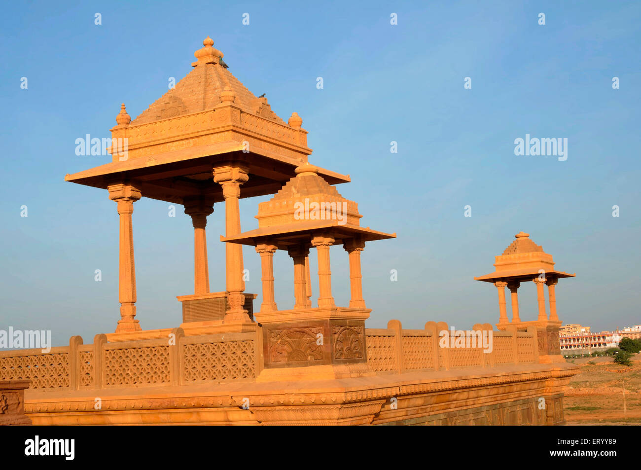 Kenotaph; im Speicher des Königshauses; Bhuj; Kutch; Gujarat; Indien Stockfoto