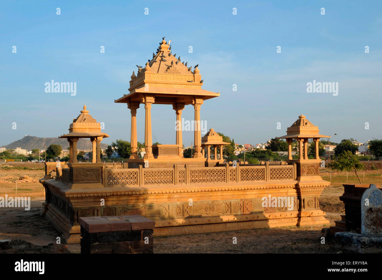 Kenotaph; im Speicher des Königshauses; Bhuj; Kutch; Gujarat; Indien Stockfoto