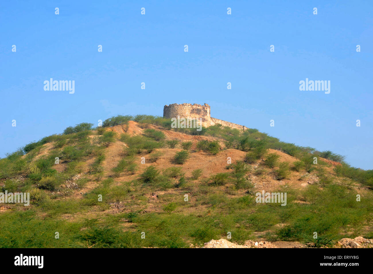 Bhujia Fort, Bhujiya Fort, Bhujio Fort, Bhujia Hill, Bhuj; Kutch; Gujarat; Indien, asien Stockfoto