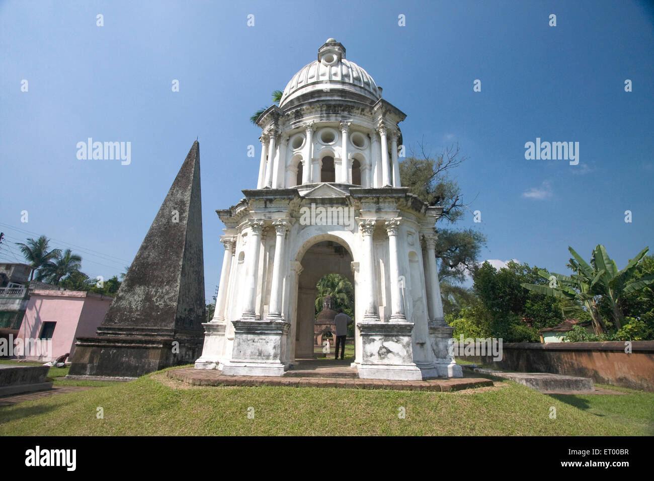 Niederländischer Friedhof, Kalkapur, Cossimbazar, Kasim Bazar, Berhampore, Murshidabad, Westbengalen, Indien, Asien Stockfoto