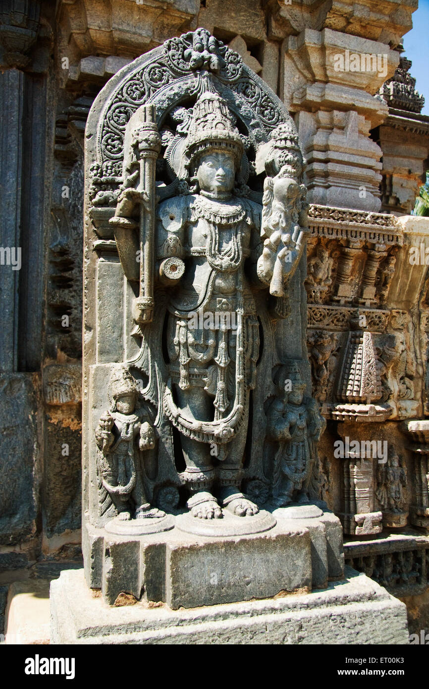 Chennakesava Tempel Somanathapura; Mysore; Karnataka; Indien Stockfoto