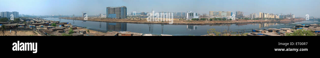 Mithi Fluss; Bombay Mumbai; Maharashtra; Indien Stockfoto