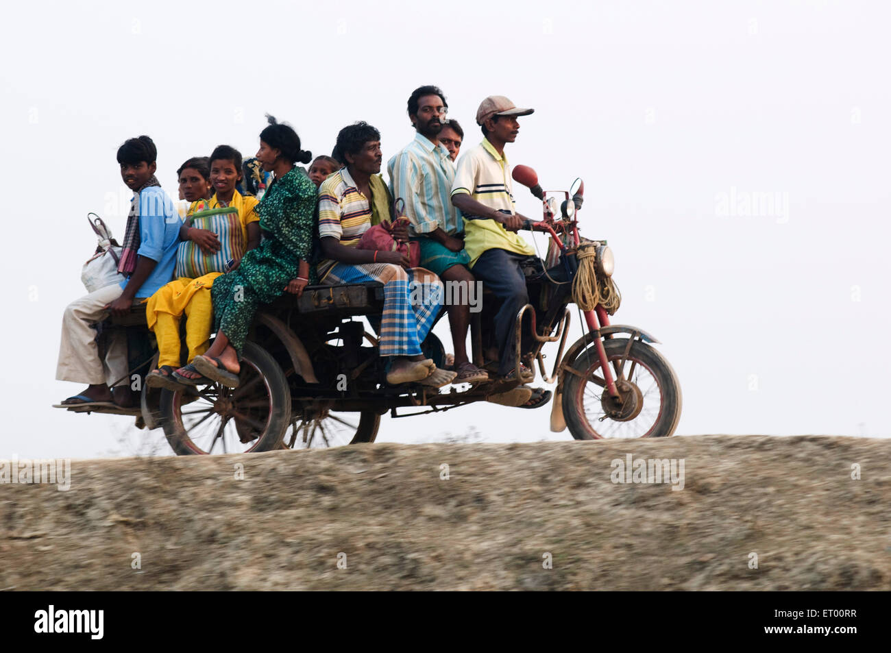 Dorf-Transport im Sundarbans; Westbengalen; Indien Stockfoto